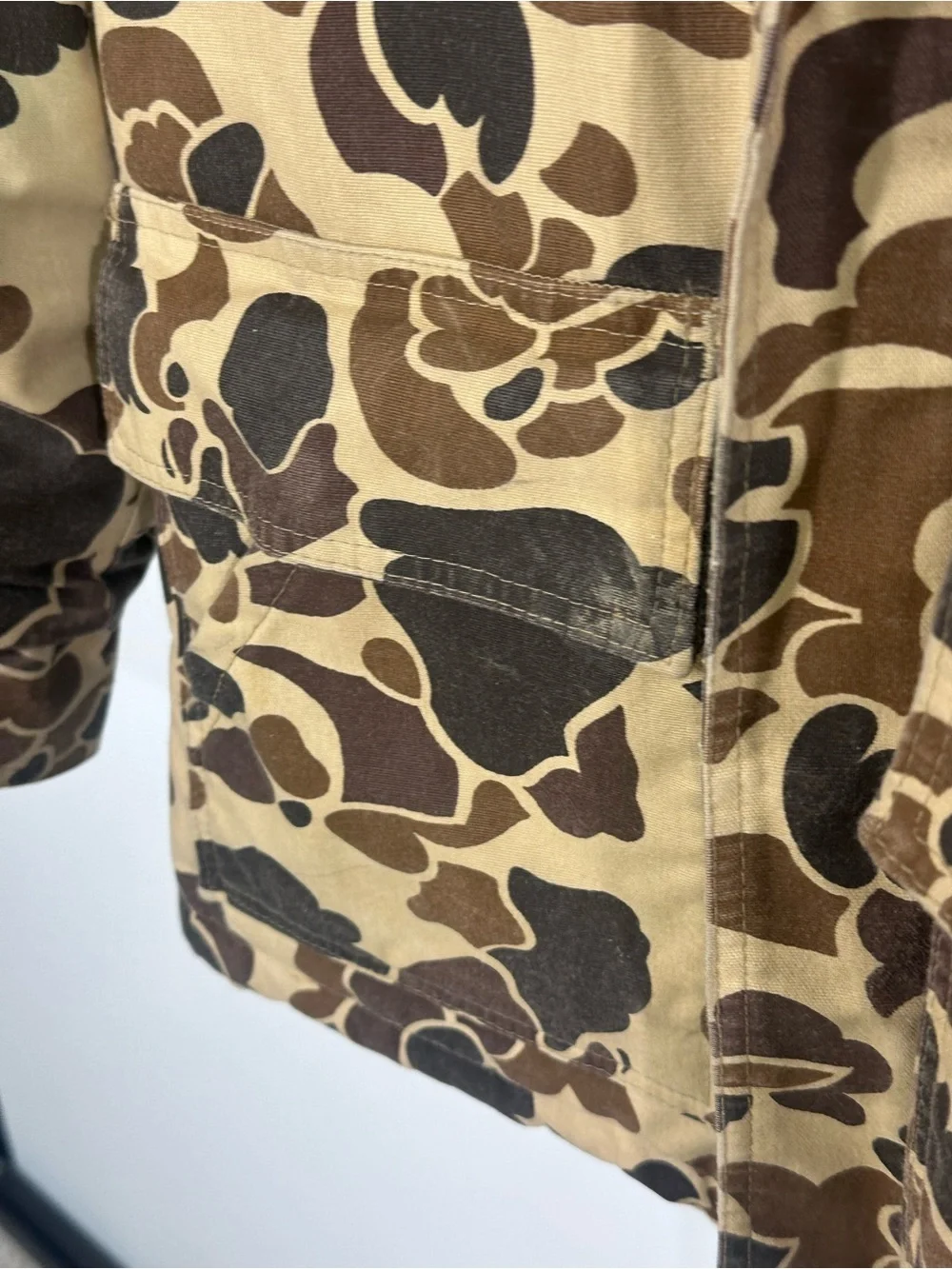 Vintage Walls Blizzard-Pruf Duck Camo Hunting Jacket USA Insulated Field Coat M